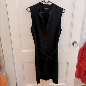 BANANA REPUBLIC Sleeveless Black Shirtdress